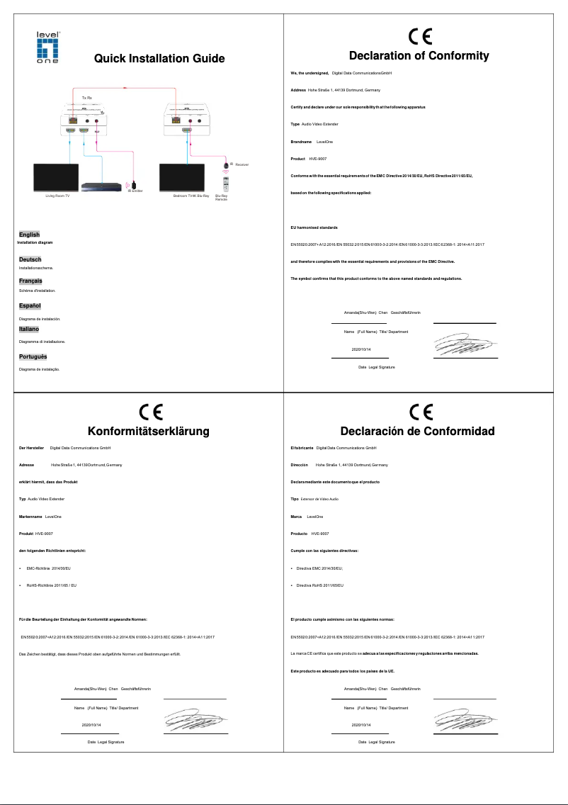 Image de la première page du manuel de l'appareil HVE-9007