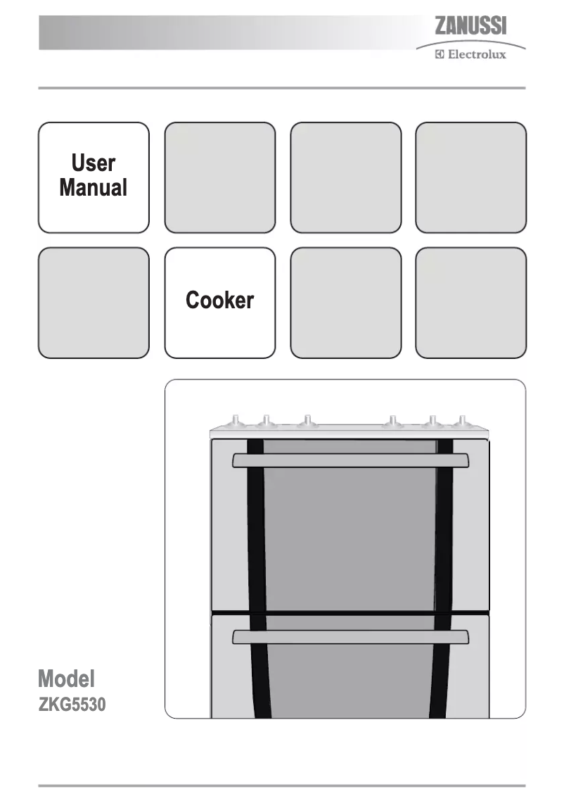 Página 1 del manual Manual de usuario Zanussi-Electrolux ZKG5530XN