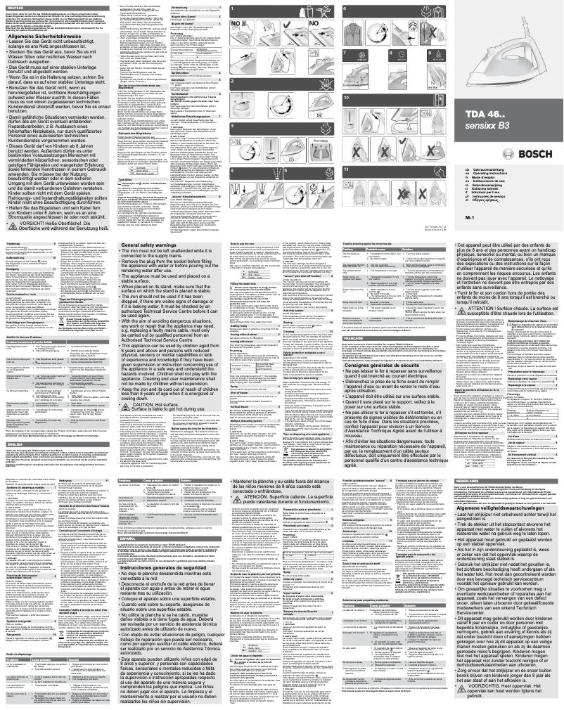 Image de la première page du manuel de l'appareil TDA46MOVE1