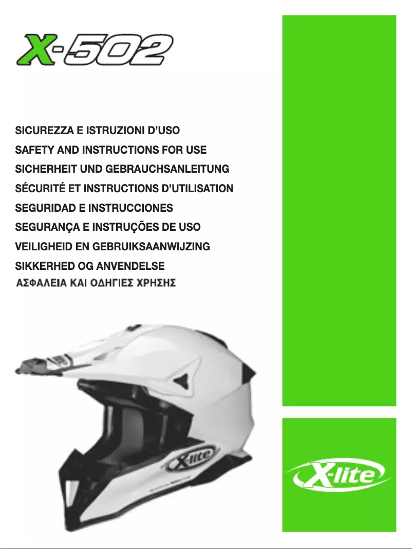 Page n°1 - Manuel utilisateur Nolan X-502 Ultra Carbon Puro