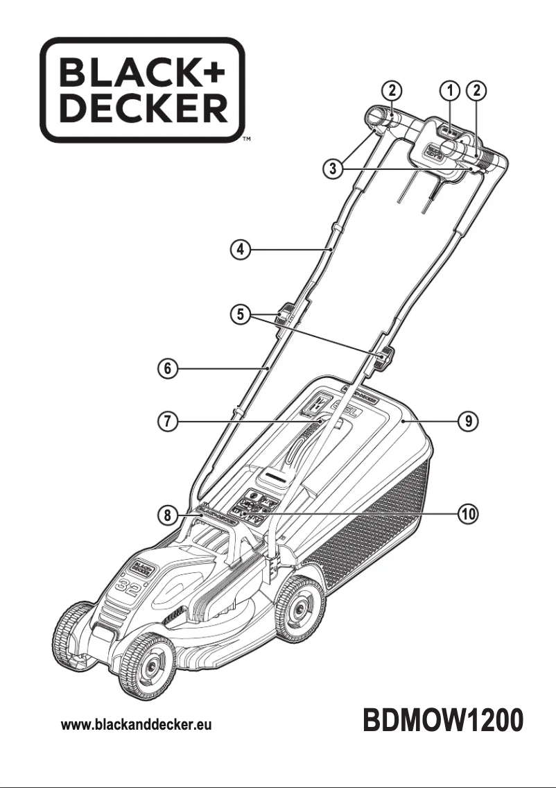 Page n°1 - Manuel utilisateur Black & Decker BDMOW1200