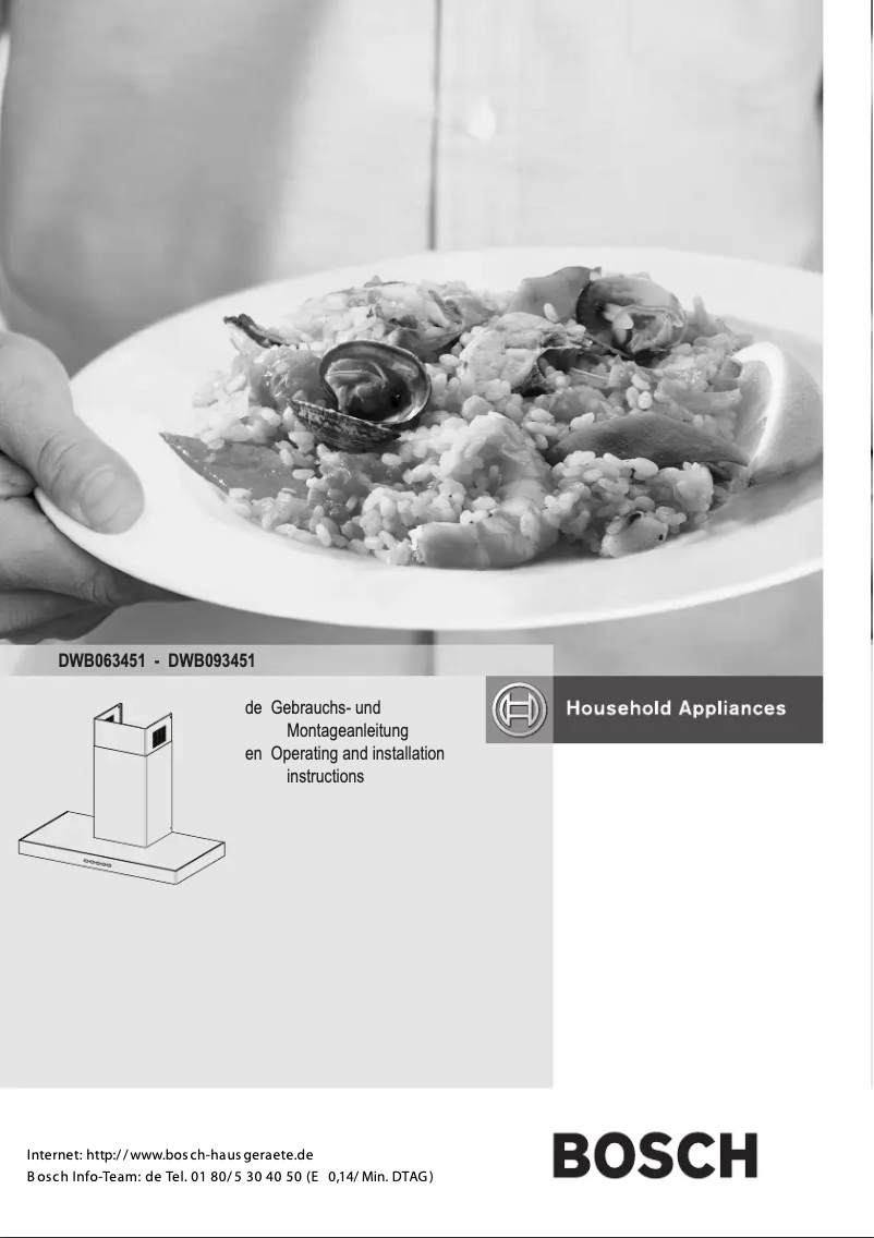 Image de la première page du manuel de l'appareil DWB063451