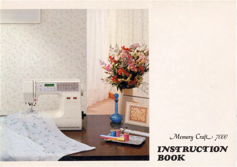 Page 1 de la notice Manuel utilisateur Janome Memory Craft 7000