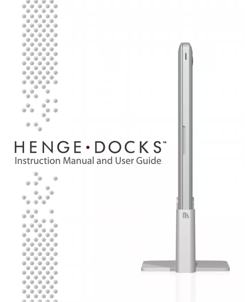 Page n°1 - Manuel utilisateur Henge Docks HD01VA13MB