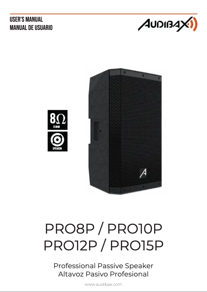 Image de la première page du manuel de l'appareil PRO12P G2