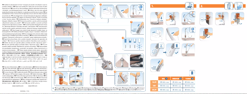 Page 1 de la notice Manuel utilisateur Tefal TY8813RH