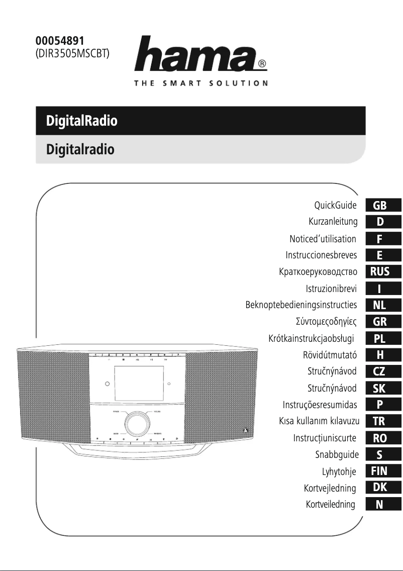Page n°1 - Manuel utilisateur Hama 00054891