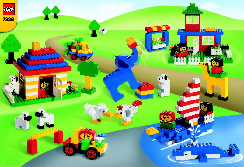 Page n°1 - Manuel utilisateur Lego A world of creative building