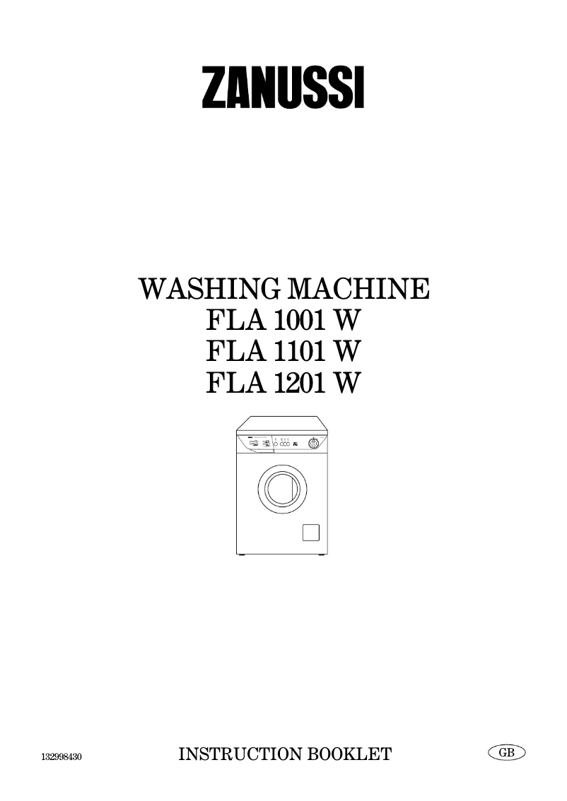 Image de la première page du manuel de l'appareil FLA 1201 W