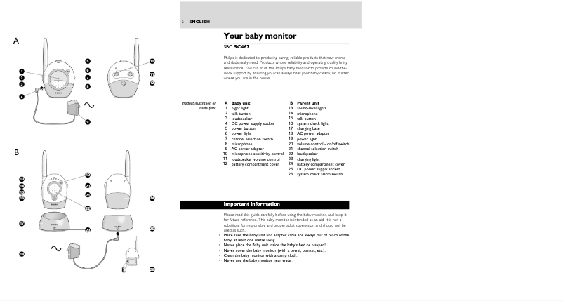 Imagen de la primera página del manual del dispositivo SBCSC467
