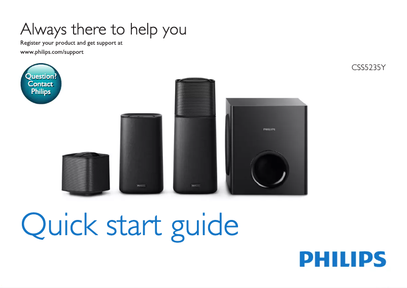 First page image of the manual for CSS5235Y