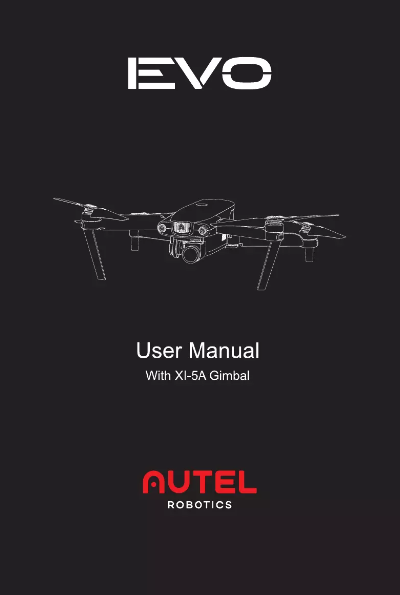 Page n°1 - Manuel utilisateur Autel EVO