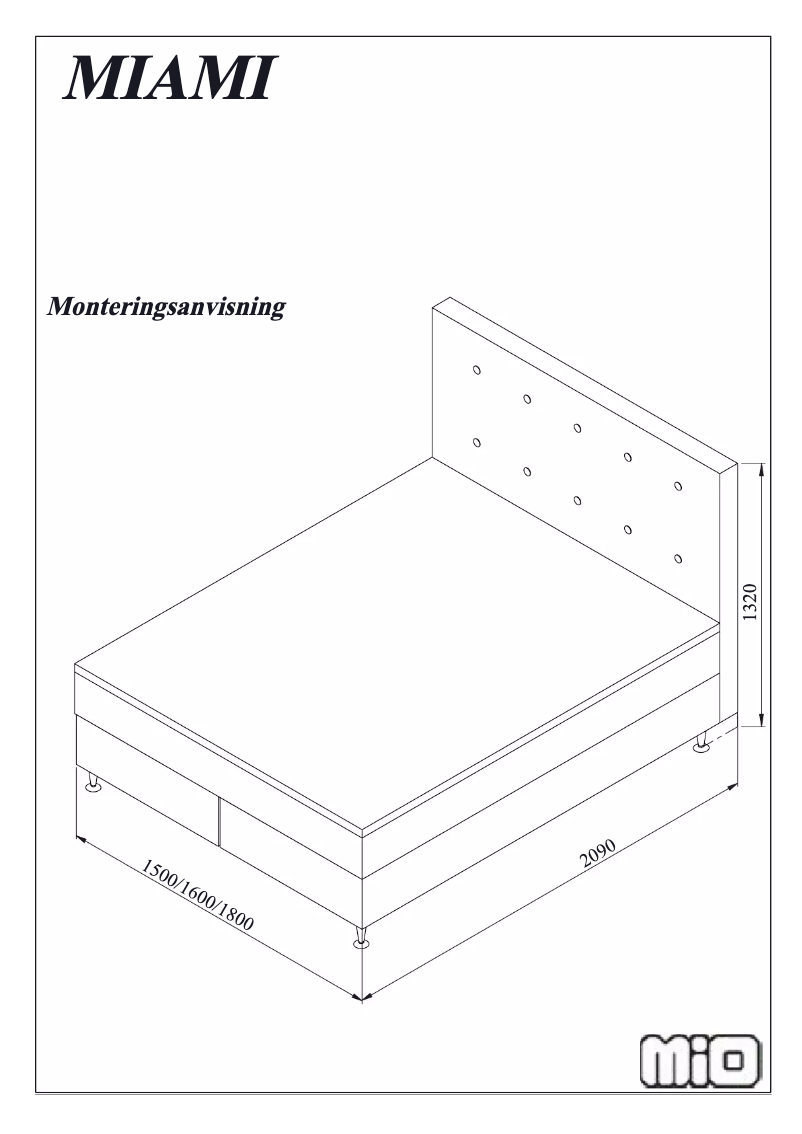 Imagen de la primera página del manual del dispositivo Miami