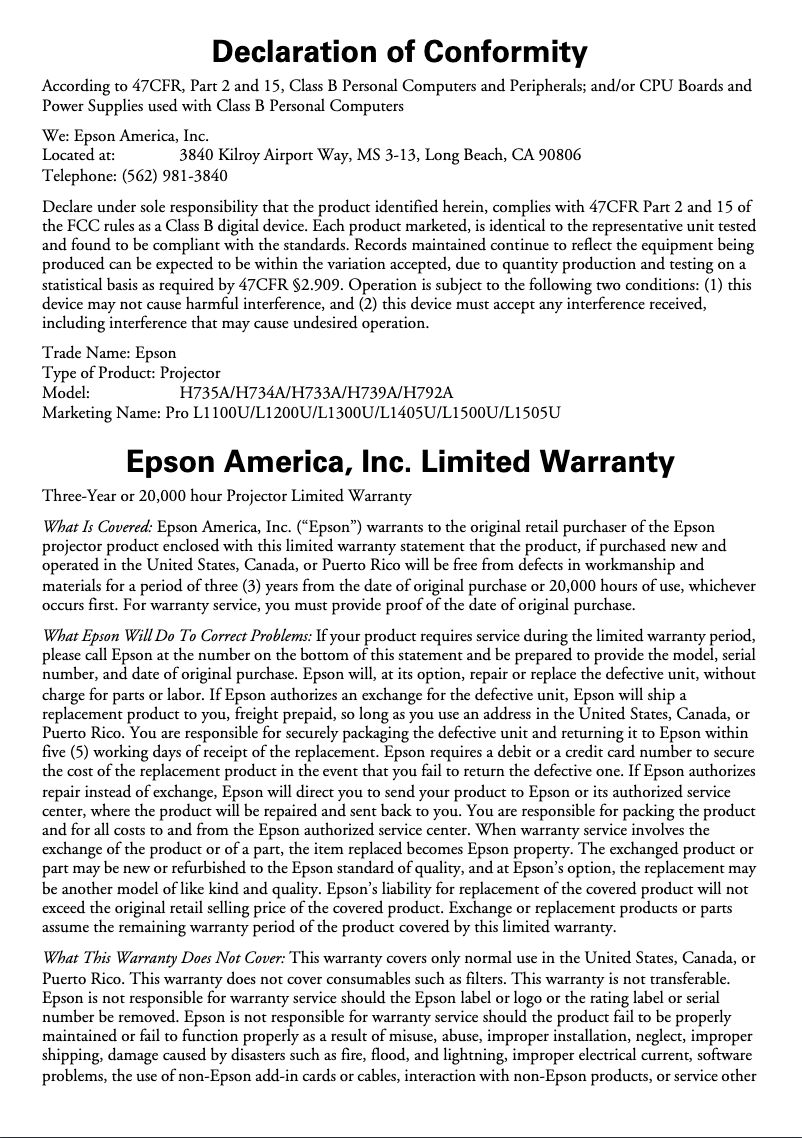 Imagen de la primera página del manual del dispositivo Pro L1405U