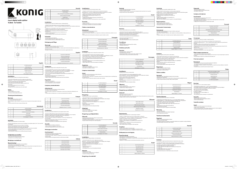 Image de la première page du manuel de l'appareil KNASP2504