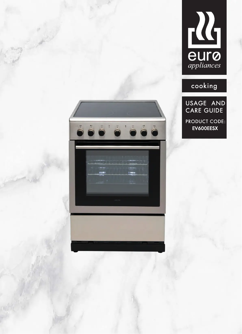 Page n°1 - Manuel utilisateur Euro Appliances EV600EESX