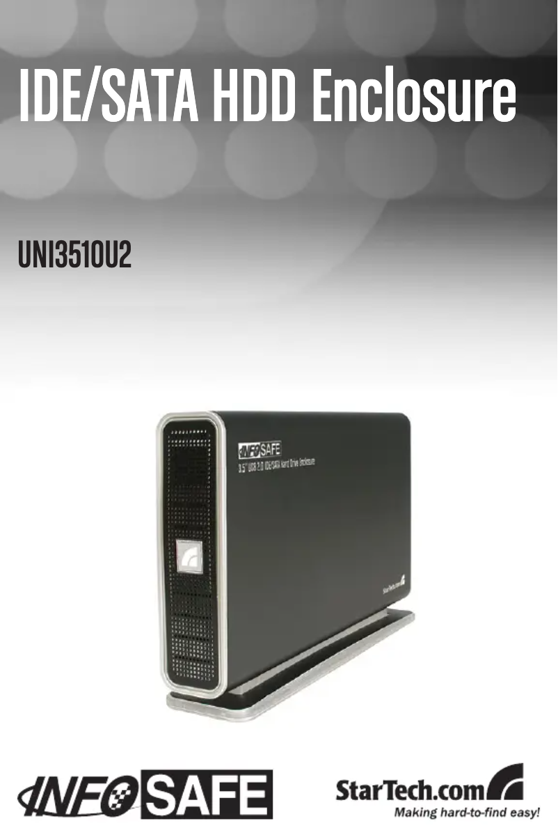 Page n°1 - Manuel utilisateur StarTech.com UNI3510U2