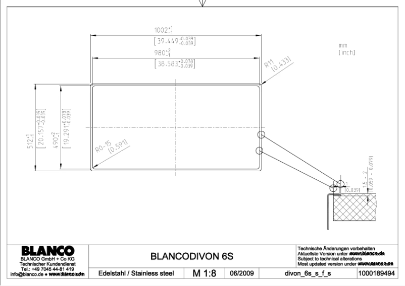 Page n°1 - Manuel utilisateur BLANCO DIVON 6 S-IF