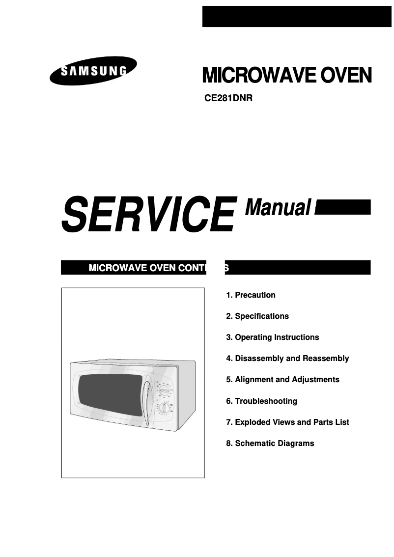 Page 1 de la notice Manuel utilisateur Samsung CE287