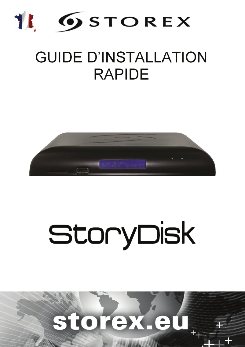 Imagen de la primera página del manual del dispositivo StoryDisk