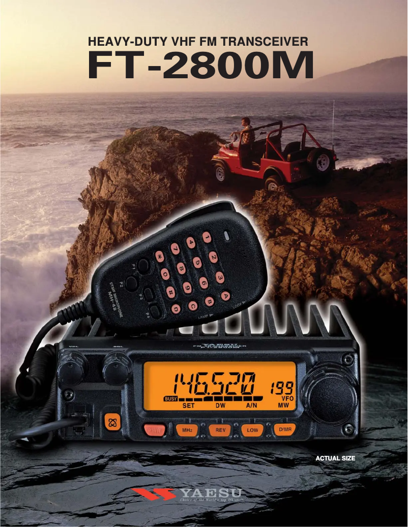 Página 1 del manual Folleto Yaesu FT-2800M