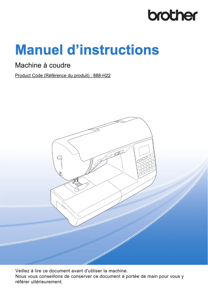 Image de la première page du manuel de l'appareil Innov-is F400