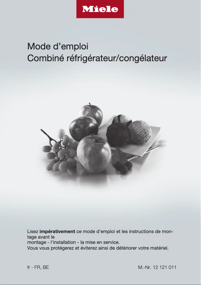 Image de la première page du manuel de l'appareil KFN 4795 AD