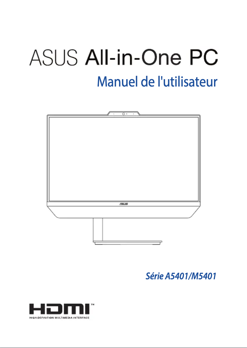 Image de la première page du manuel de l'appareil Zen AiO M5401