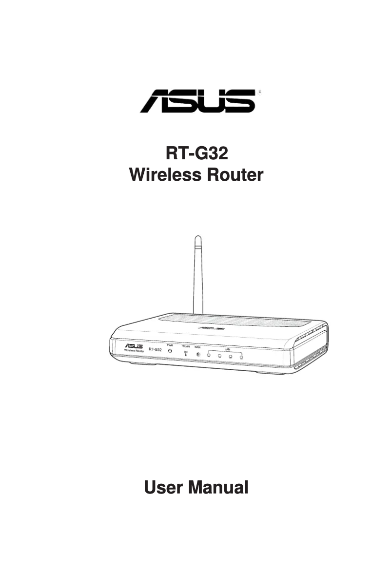 Page 1 de la notice Manuel utilisateur Asus RT-G32