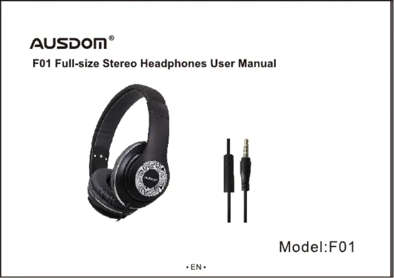 Image de la première page du manuel de l'appareil F01