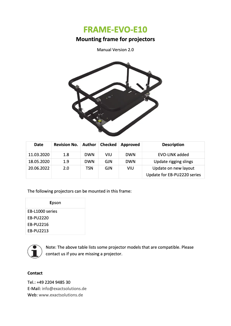 Page 1 de la notice Manuel utilisateur Epson ELPMB59