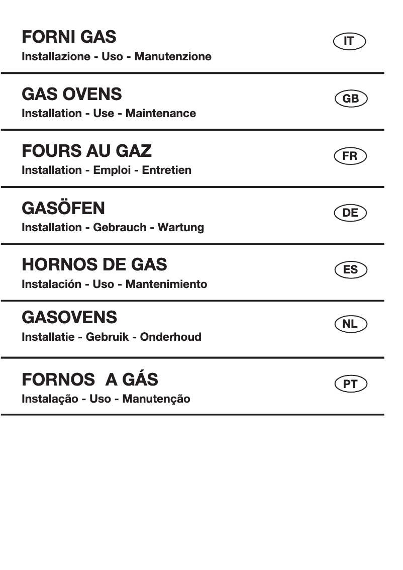 Image de la première page du manuel de l'appareil FLG203/1X