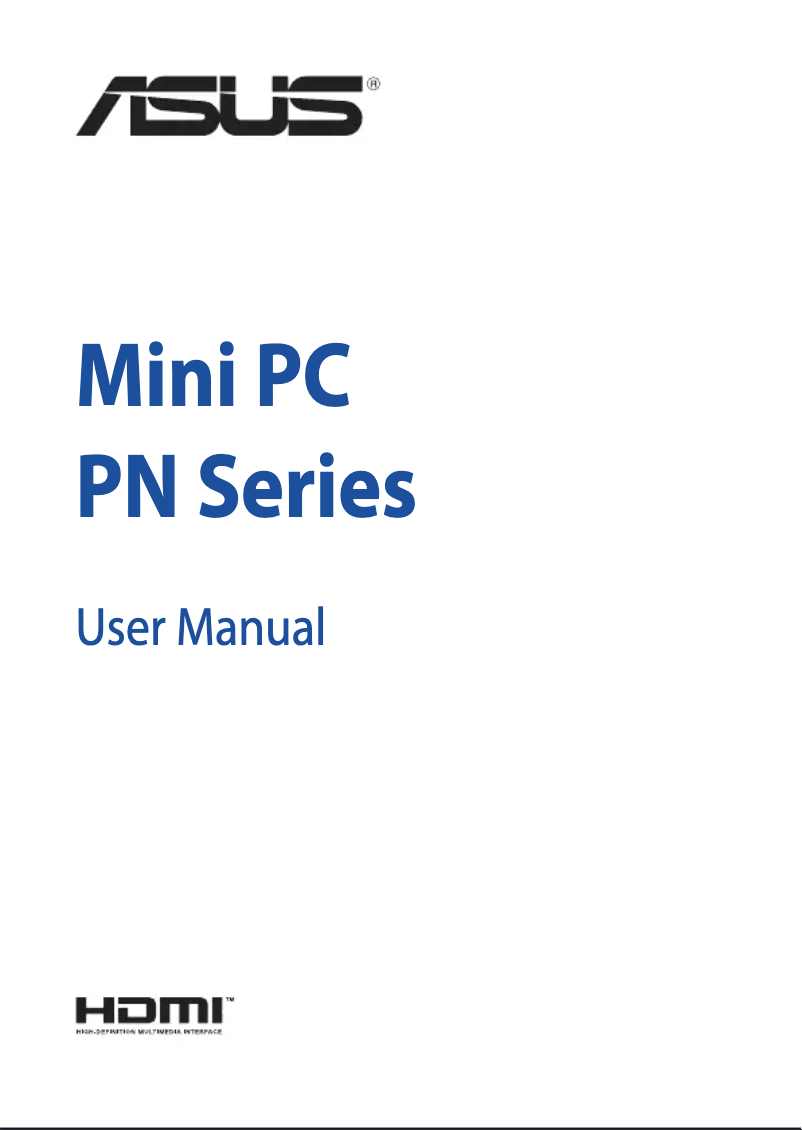 Image de la première page du manuel de l'appareil Mini PC PN40