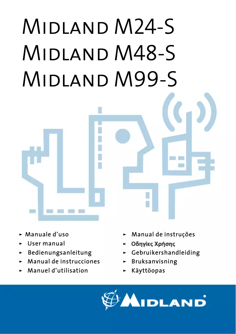 Page n°1 - Manuel utilisateur Midland M24-S