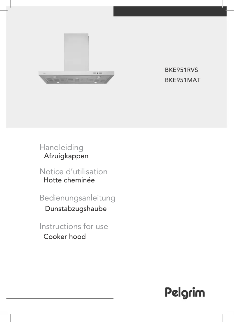 Page 1 de la notice Manuel utilisateur Pelgrim BKE951MAT