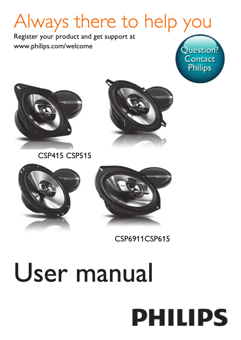 Image de la première page du manuel de l'appareil CSP415