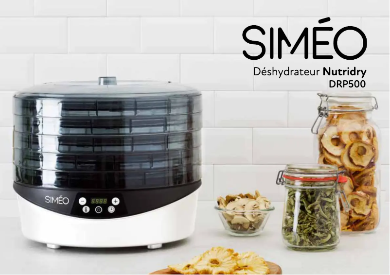 Image de la première page du manuel de l'appareil Nutridry DRP500