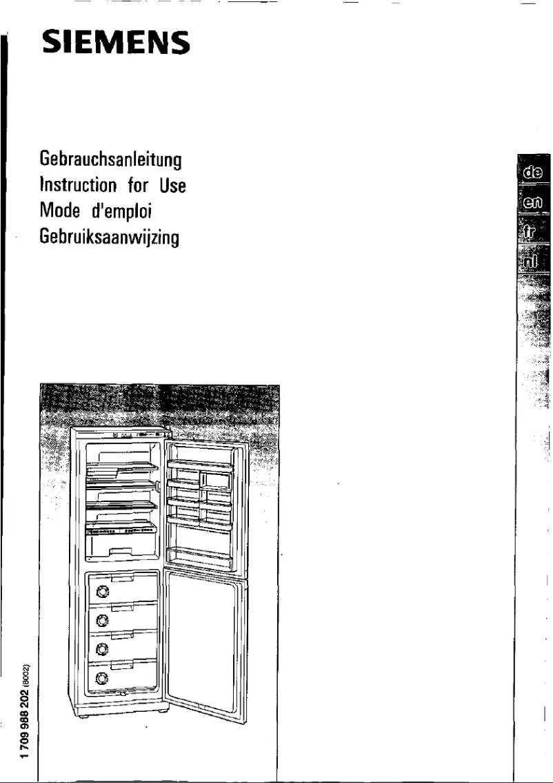 Page n°1 - Manuel utilisateur Siemens KG31E10