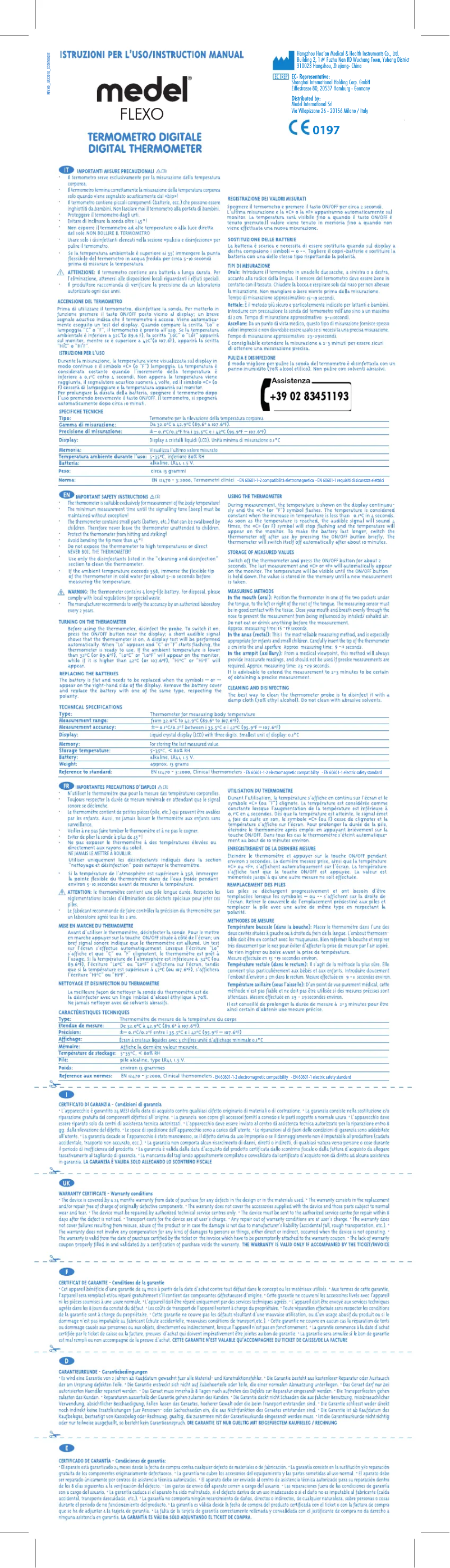 Página 1 del manual Manual de usuario Medel Flexo