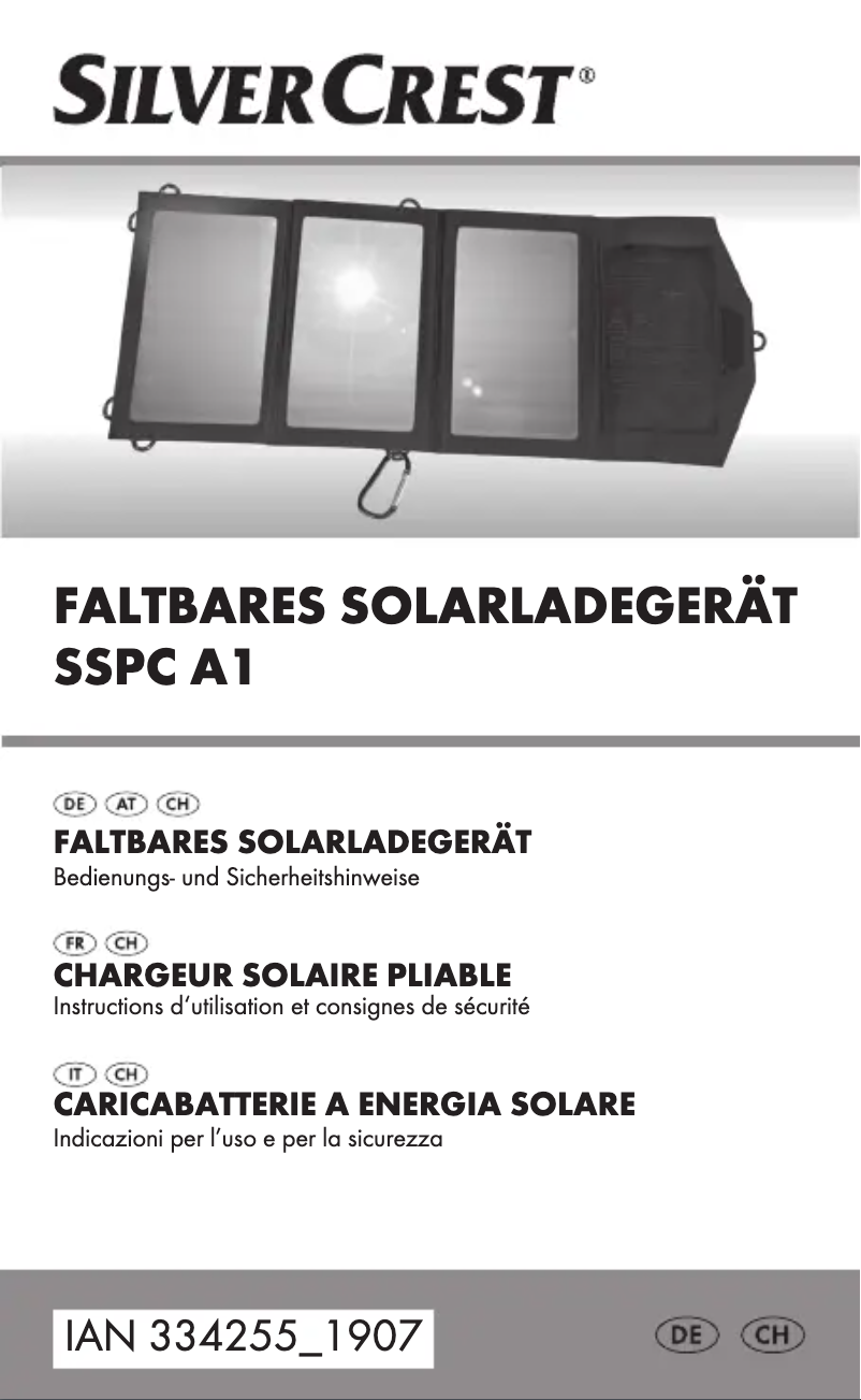 Page 1 de la notice Manuel utilisateur SilverCrest SSPC A1