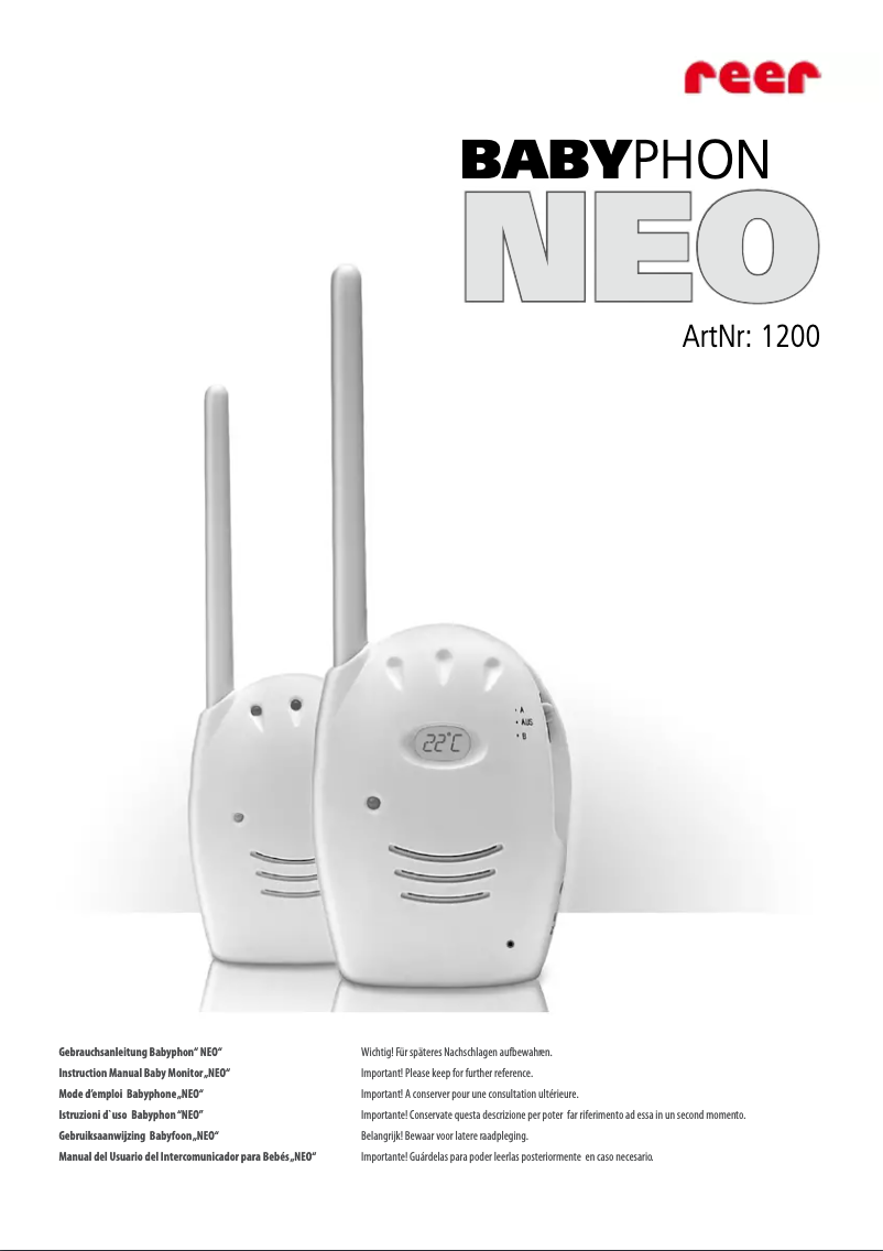 Page 1 de la notice Manuel utilisateur BeBook Neo