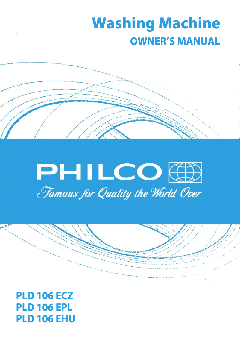 Page n°1 - Mode d'emploi Philco PLD 106 ECZ
