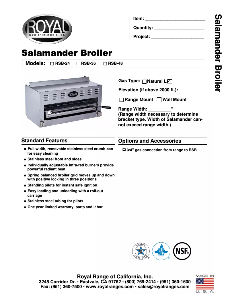 Image de la première page du manuel de l'appareil RSB-24