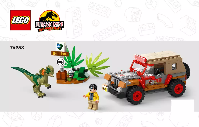 Página 1 del manual Manual de usuario Lego Jurassic World 76958