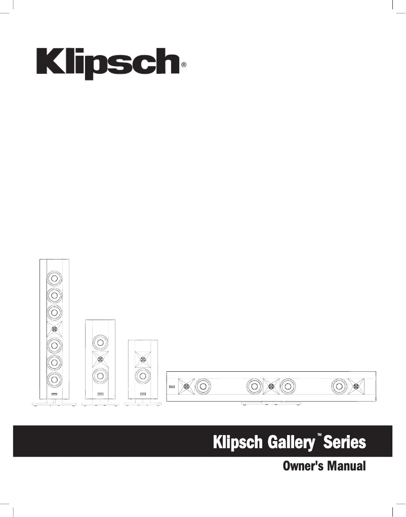 Página 1 del manual Manual de usuario Klipsch G-42