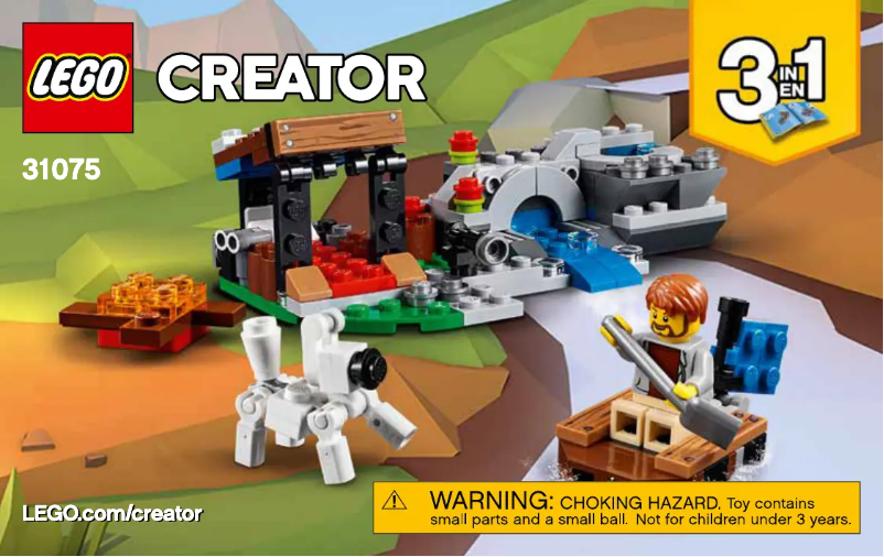 Page 1 de la notice Manuel utilisateur Lego Creator 31075