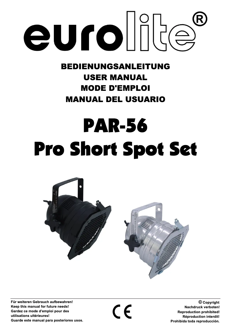 Image de la première page du manuel de l'appareil PAR-56