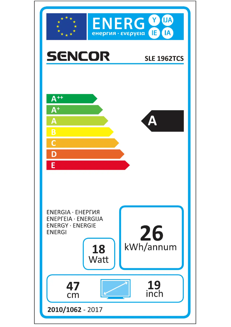 Image de la première page du manuel de l'appareil SLE 1962TCS