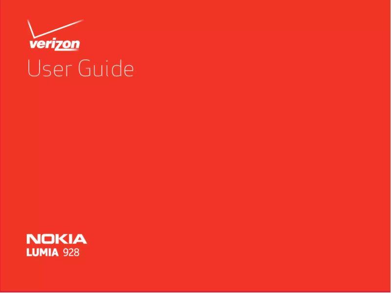 Page 1 de la notice Manuel utilisateur Nokia Lumia 928
