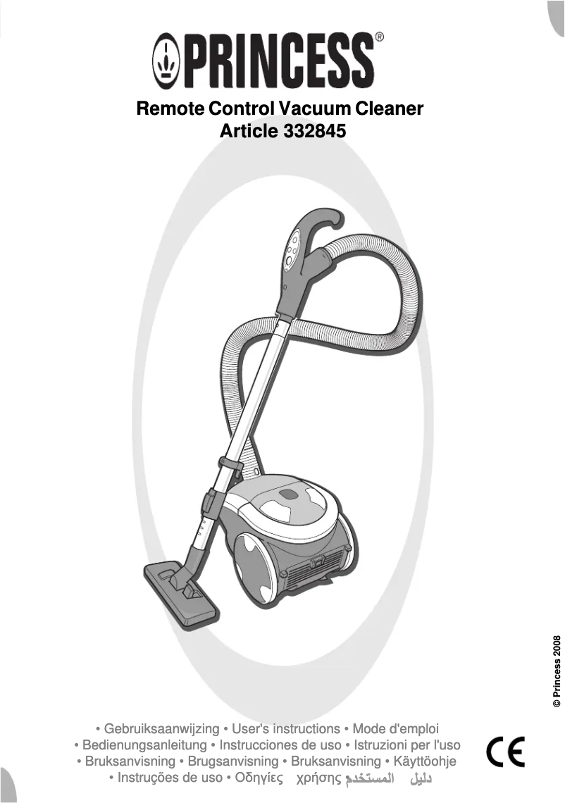 Page 1 de la notice Manuel utilisateur Princess 332845 Remote Control